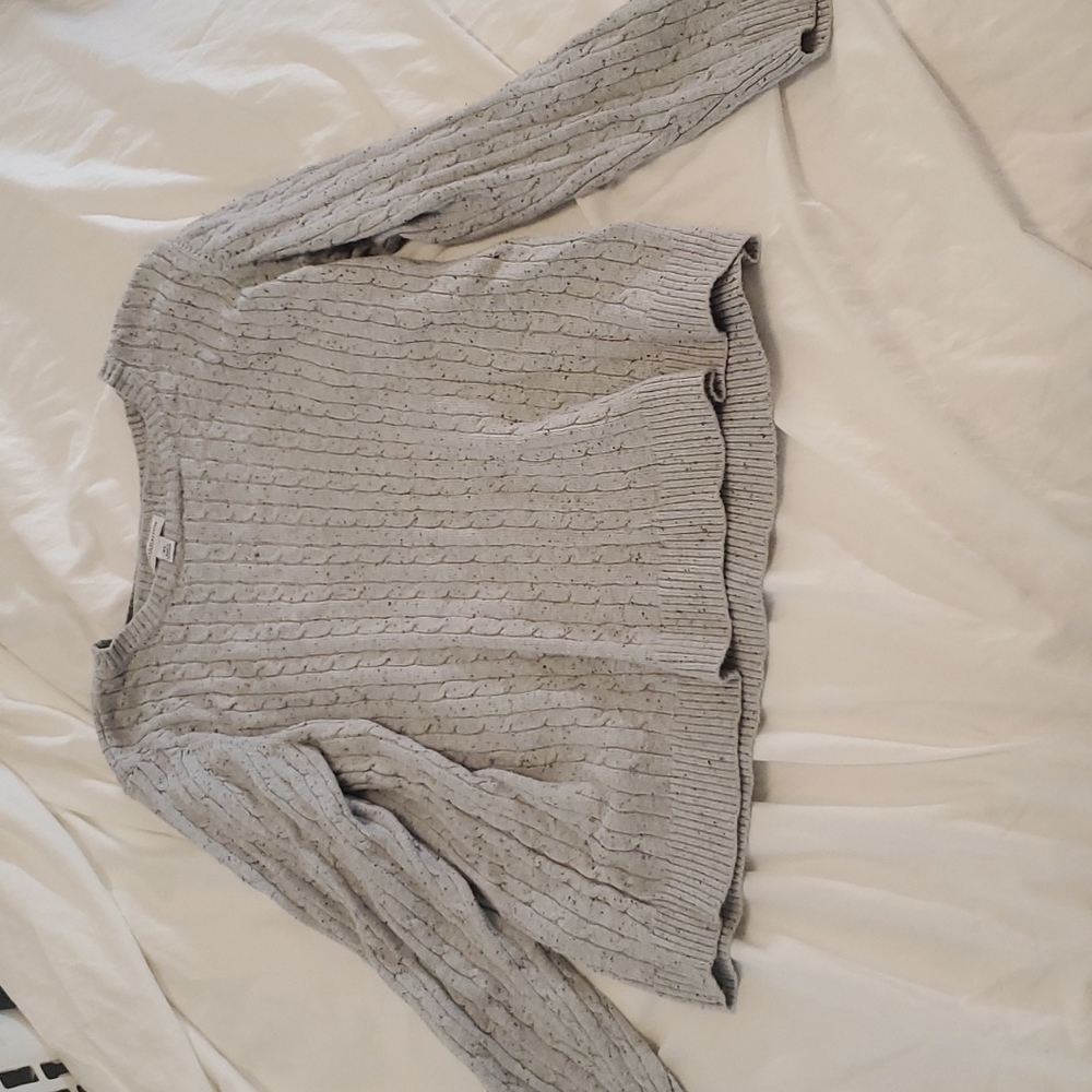 Comfy oversize gray sweater